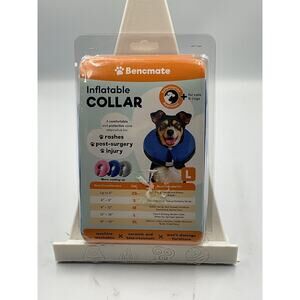 Bencmate Inflatable Dog Collar - Large, Blue
